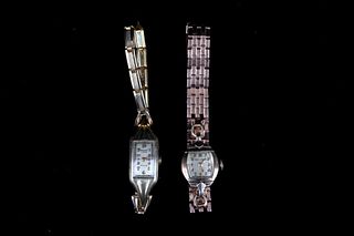 Antique 14K Gold Gruen & Bulova Ladies Watches