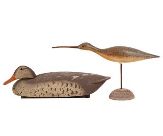 CHARLES BECK CARVED SHORE BIRD