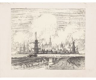 JOSEPH PENNELL LITHOGRAPH