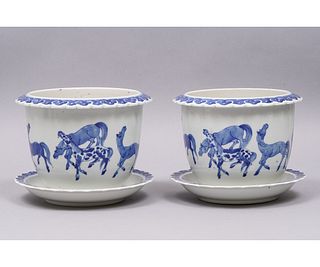 CHINESE PORCELAIN PLANTERS