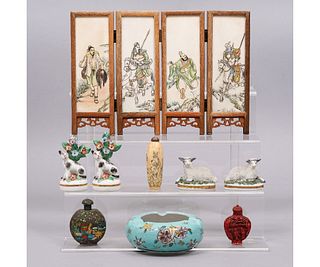 STAFFORDSHIRE AND SNUFF BOTTLES