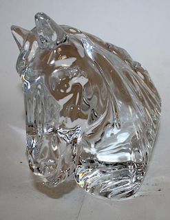 Waterford crystal horse head