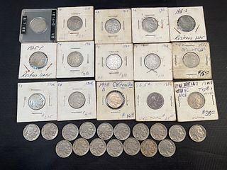 Group of 30 Buffalo Nickels