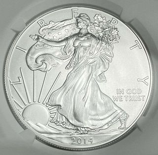 2014(W) American Silver Eagle NGC MS70 Early Releases