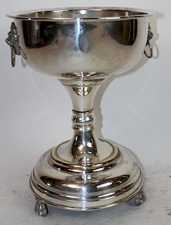 French Silverplate footed champagne bucket
