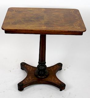 Italian marquetry side table