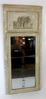 French Empire trumeau mirror