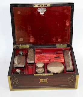Thompson English rosewood vanity box