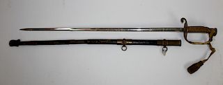US Navy ceremonial sword