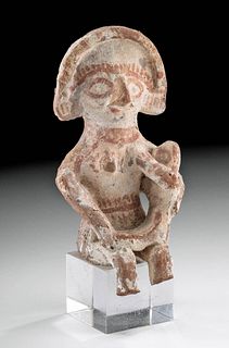 3rd C. Egyptian Coptic Pottery Mother & Child, ex Ede