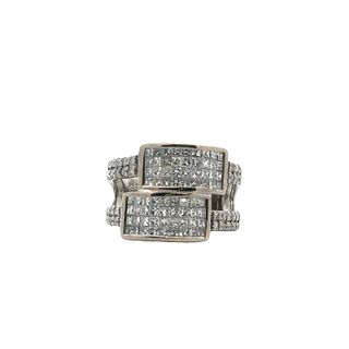 1.30 Cts in Diamonds 18kt Gold Ring