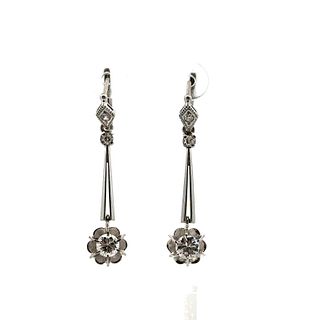 18kt Gold Earrings with Diamonds
