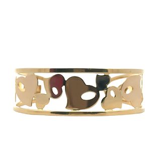 Roberto Coin 18kt Gold heart Cuff bracelet