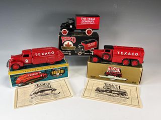 3 TEXACO LIMITED EDITION DIE CAST COIN BANKS IN BOX