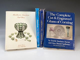 REFERENCE BOOKS ON GLASS 1 SIGNED 
