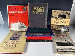 BOOKS ON OCEAN LINERS & PASSENGER SHIPS