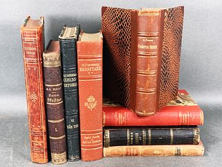 EIGHT SCANDINAVIAN BOOKS 1880S-1940S
