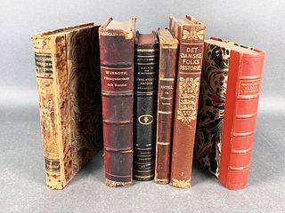 SIX ANTIQUE VINTAGE SCANDINAVIAN BOOKS 1880S-1940S