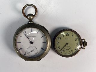 NATIONAL WATCH CO & ELGIN POCKET WATCHES