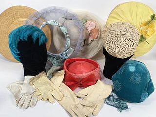 VINTAGE HATS AND GLOVES