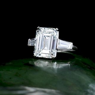 A 5.03-Carat Diamond Ring