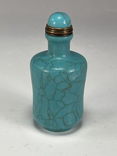 TURQUOISE SNUFF BOTTLE