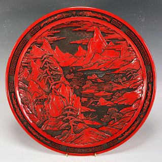LACQUERED LANDSCAPE CHARGER 