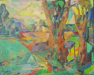 Macario Vitalis (1898-1990) Filipino French Modernist Painting