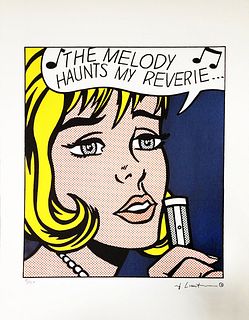 The Melody Haunts My Reverie... , A Signed ROY LICHTENSTEIN Lithography, Ltd Edition Print