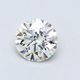 GIA - Certified 0.41CT Round Cut Loose Diamond J Color VVS2 Clarity 