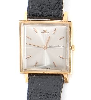 Men's 18k Gold Jaeger-LeCoultre Swiss Wrist Watch