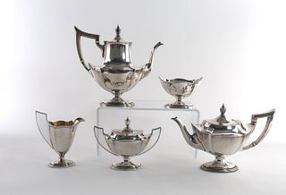 Gorham 5 Piece Sterling Coffee and Tea Service