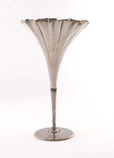 Tiffany & Co. Sterling Trumpet Vase
