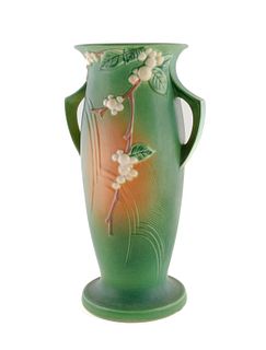 Roseville Pottery Snowberry Vase