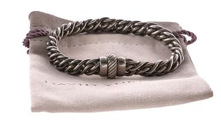 David Yurman Sterling Silver Cable Bracelet