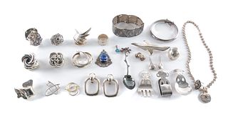 Group of Sterling Silver Jewelry