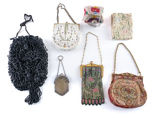 7 vintage ladies purses and wallet