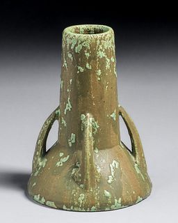 Roseville Chloron Matte Green Four-Handled Vase c1905