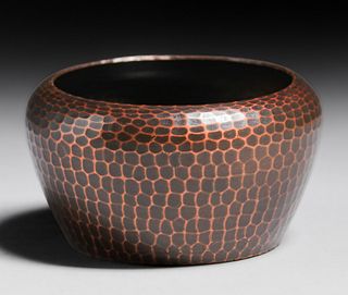 Roycroft Hammered Copper Vase c1920