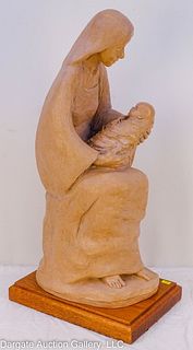 HAMILTON REED ARMSTRONG MOTHER & CHILD SCULPTURE