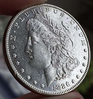 1886 Morgan Silver Dollar MS62 PL