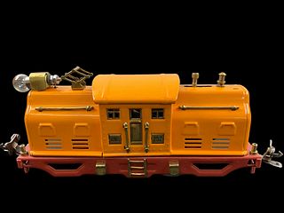 Lionel Prewar O Gauge 252 Electric Locomotive (1926-32) Orange