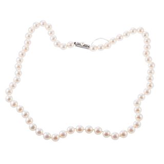 Mikimoto Vintage 14k Gold Pearl Necklace