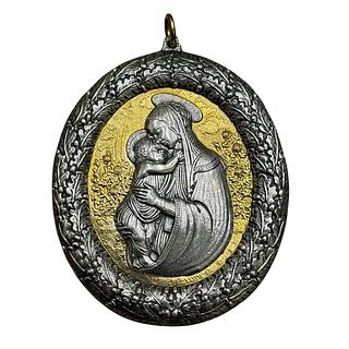 Buccellati Sterling Silver St. Mary Christmas Tree Ornament
