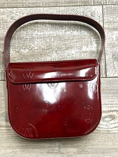 Cartier Patent Leather Red Handbag