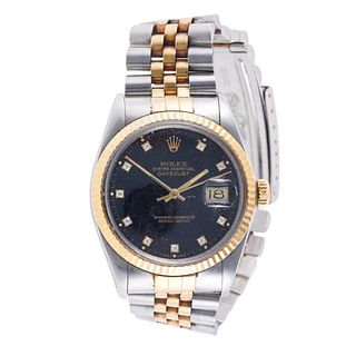 Rolex Datejust 36mm Diamond Two Tone Watch 16013