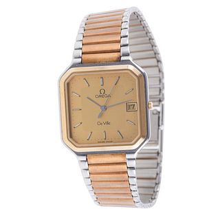 NOS Omega De Ville Gold Tone Watch 1430