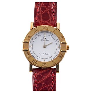 Omega Constellation 18k Gold Ladies Watch 