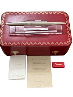 Cartier Limited Edition Platinum Finish Fountain Pen 0881/2000