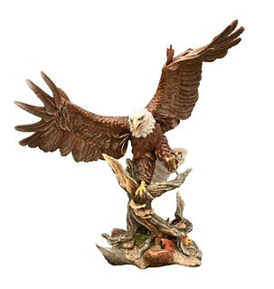 Monumental Boehm Porcelain American Bald Eagle